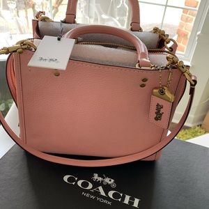Coach Rogue bag (peony/brass)